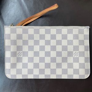 Louis Vitton Neverfull Damier Azur Pochette